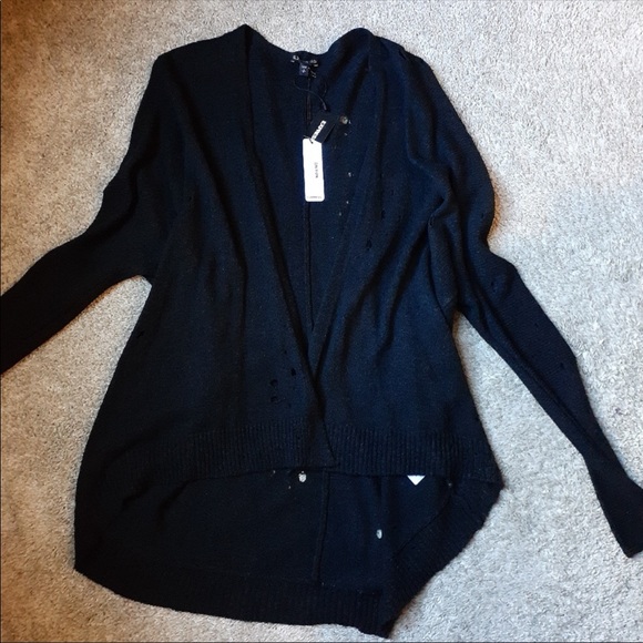 Express distressed cardigan, NWT - Picture 3 of 4